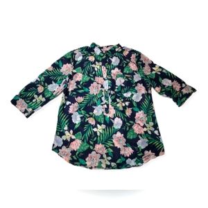 Old Navy button-down floral shirt sizes L